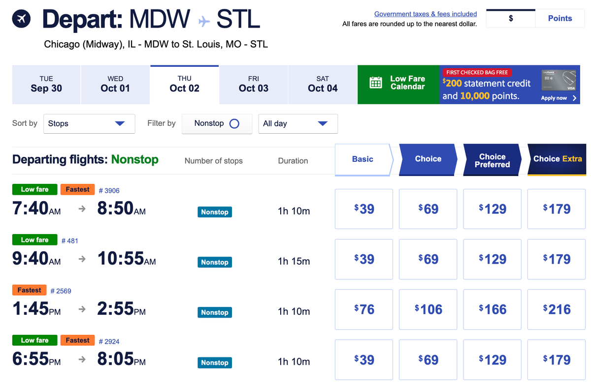 WN MDW STL
